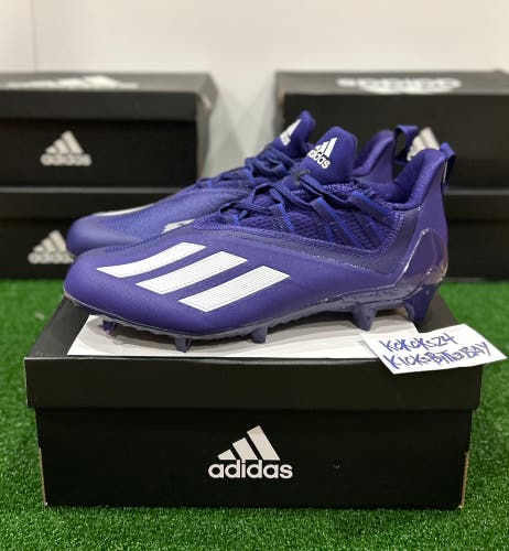 Adidas SM Adizero Football Cleats size 10 Mens Purple GZ0709 NCAA 21