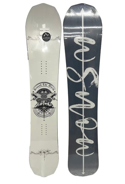 WSNOW "AROUND THE WORLD" ALL-MOUNTAIN SNOWBOARD - 154CM/60" LONG
