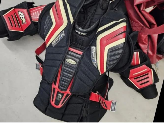 Used Large/Extra Large Brian's Optik Goalie Chest Protector Pro Stock