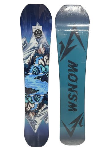 WSNOW "ABSTRACT WATERFALLS" SNOWBOARD - 140CM/54" LONG