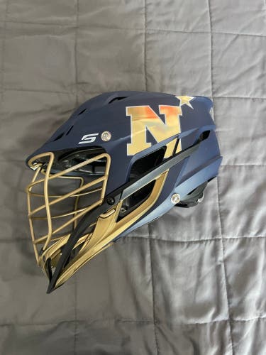 Navy lacrosse helmet