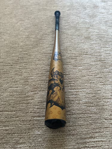 BBCOR Certified Alloy (-3) 29 oz 32" Voodoo One Gold Bat