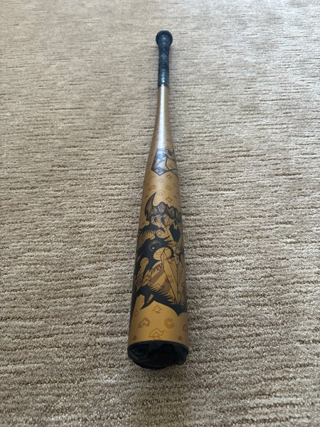 BBCOR Certified Alloy (-3) 29 oz 32" Voodoo One Gold Bat