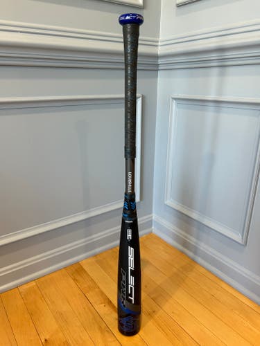 Like New BBCOR Certified Louisville Slugger Hybrid Select PWR Bat (-3) 28 oz 31"