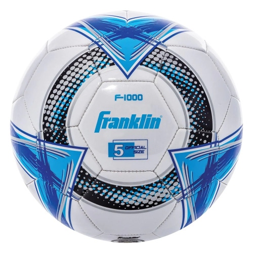 Franklin Competition F-1000 Soccer Ball Size 4 Blue and White New