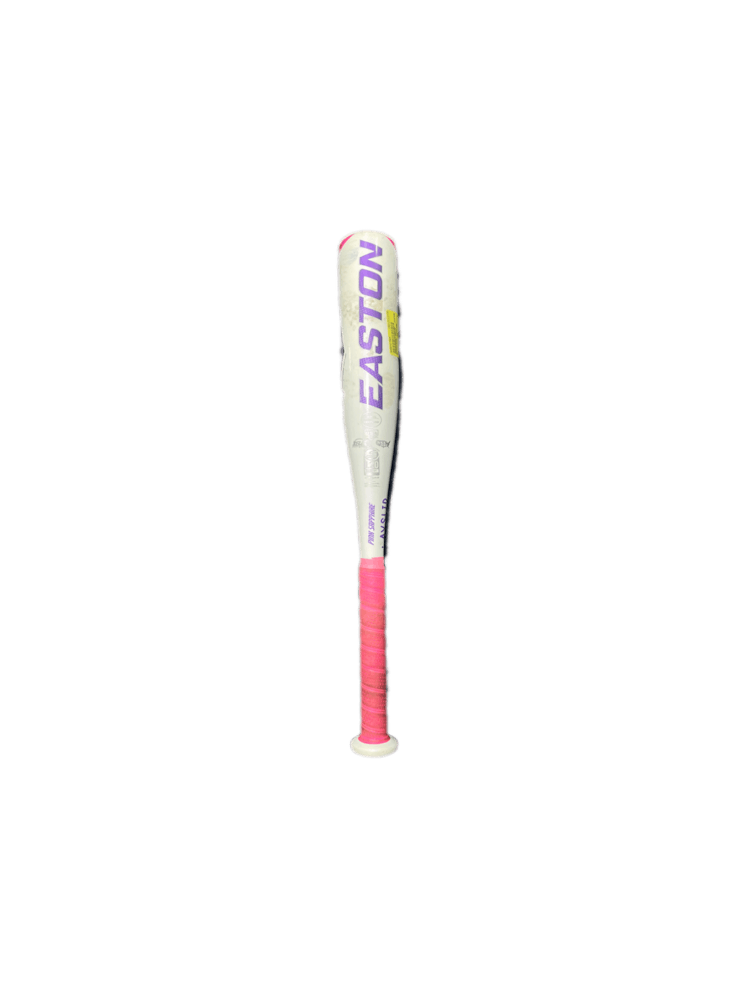 Batte Easton Pink Sapphire Pour Jeunes Filles - Softball - 27 Pouces, -10, équilibrée