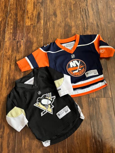 Penguins and Islanders NhL Hockey jersey lot