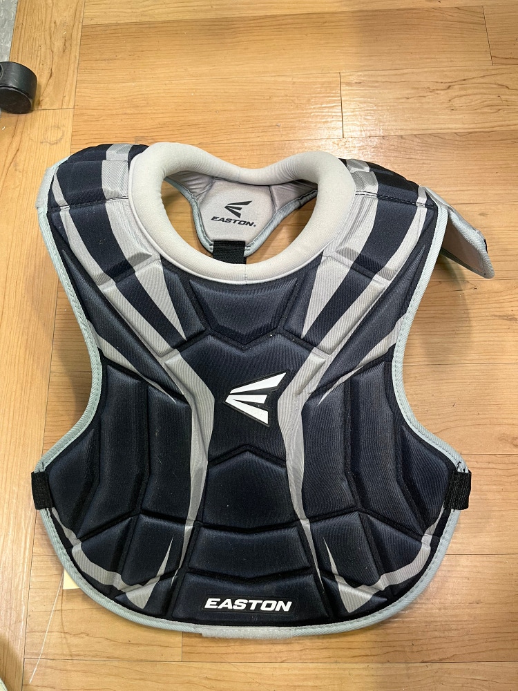 Gray Used Intermediate Easton Catcher's Chest Protector