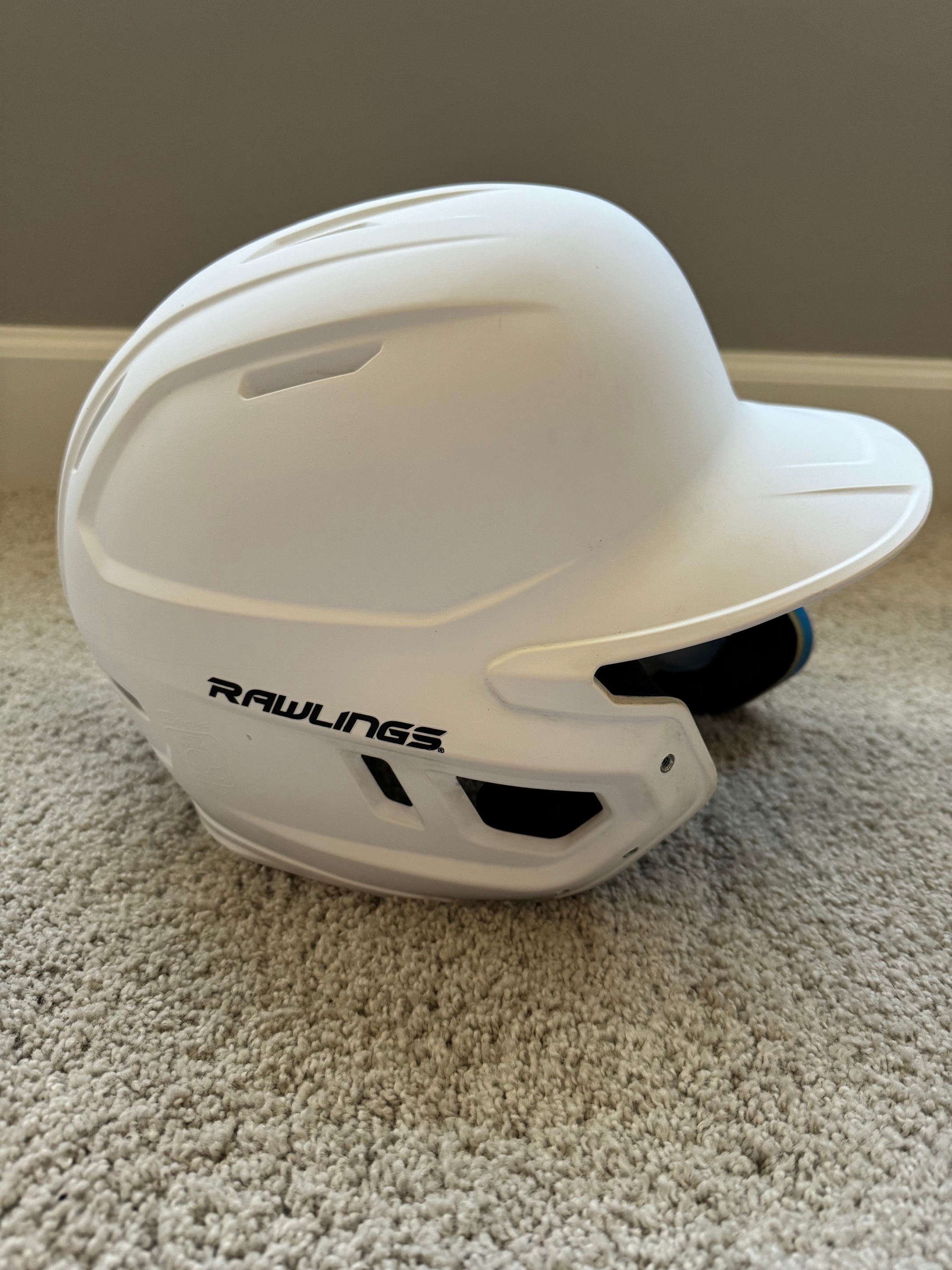 Used Rawlings Junior Mach Adjust Right-Handed Batting Helmet