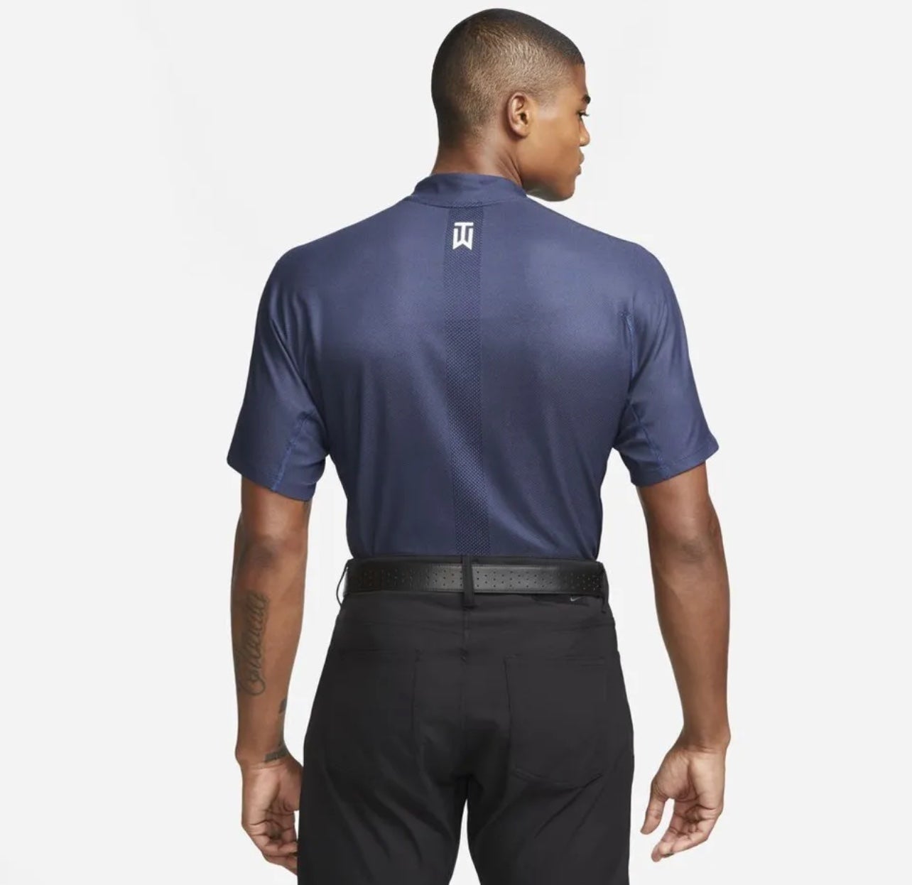 tiger woods mock neck golf shirts