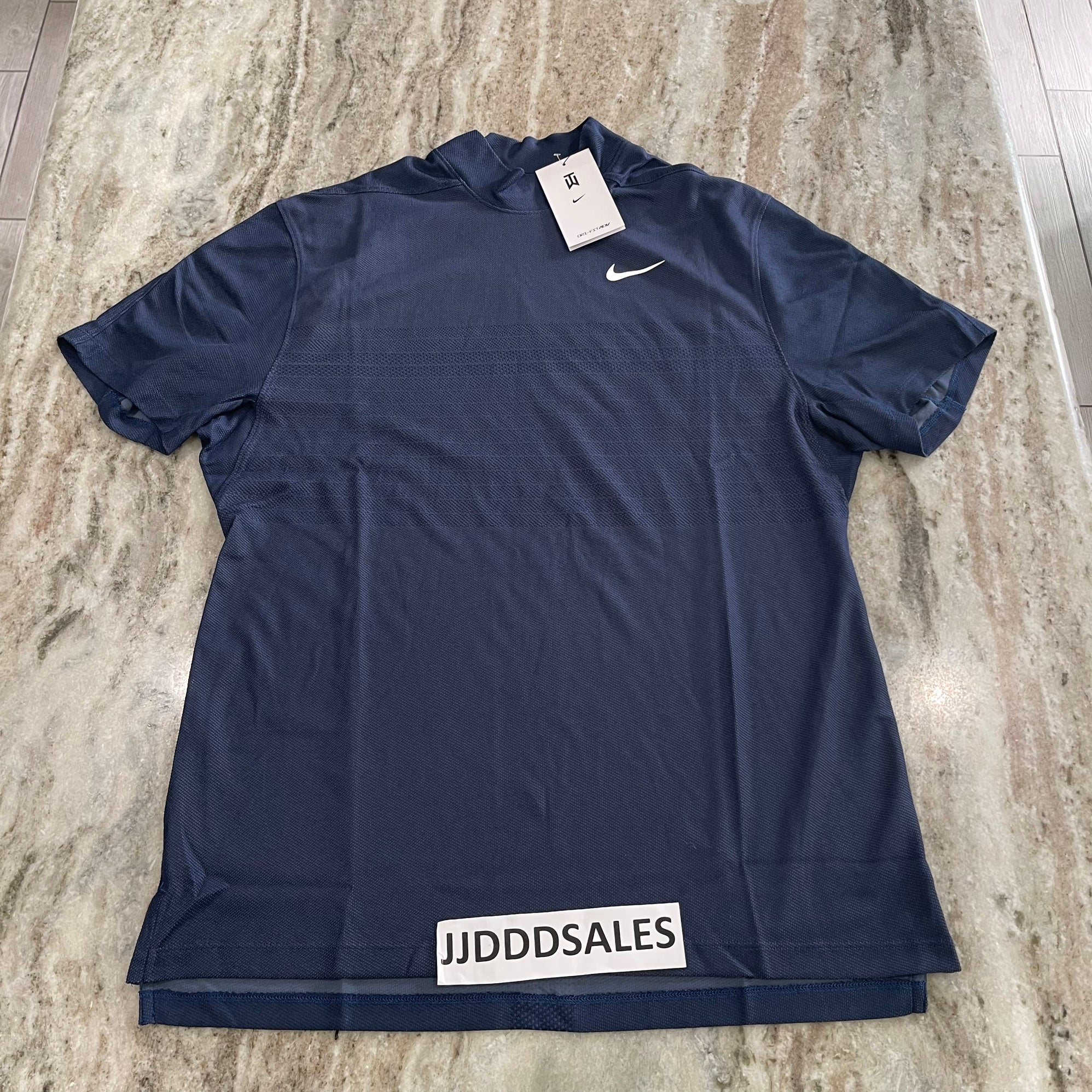 tiger woods mock neck golf shirts