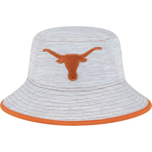 Texas Longhorns New Era Gray Orange Game Bucket Boonie Hat Shade