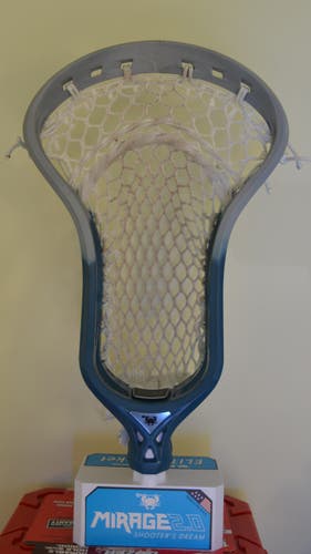 ECD Strung Mirage 2.0 Graphene Head Dyed Blue / ECD Hero 3 semihard mesh