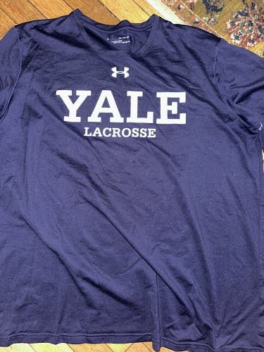 Yale Bulldogs Blue Lacrosse Shirt
