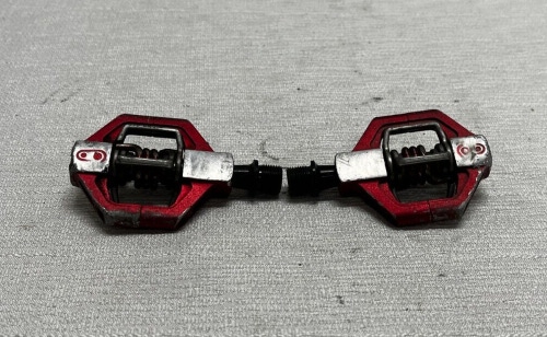 Crank Brothers Candy Red Aluminum Clipless Bike Pedals 9/16" Spindle