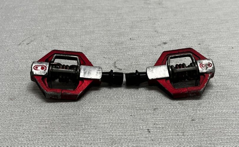 Crank Brothers Candy Red Aluminum Clipless Bike Pedals 9/16" Spindle