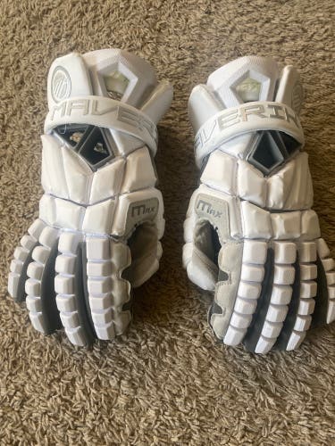 Used  Maverik 14" Max Lacrosse Gloves