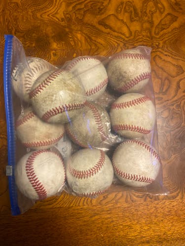 Used Rawlings 9 Pack Official Major League Baseballs