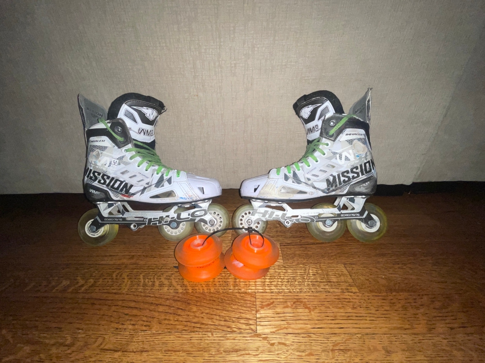 Mission Inhaler WM03 Inline Skates’ And They Come With Orange Labeda’s Wheels 80mm
