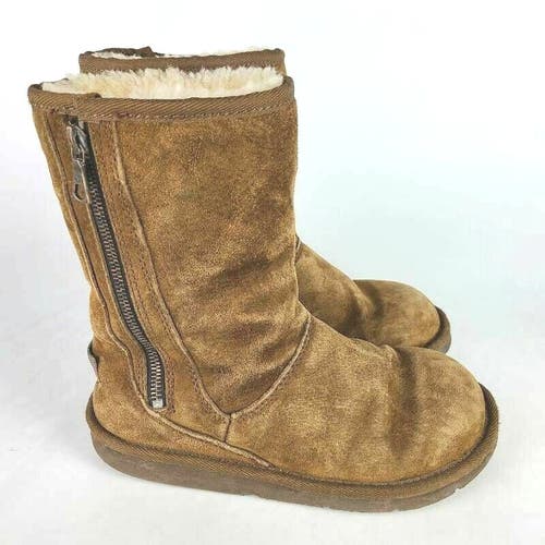 UGG Mayfaire Womens Size: 6 Winter Snow Boots Brown Mid Calf Sheepskin Lined