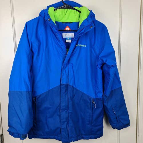 Columbia Omni Heat Jacket Boys Size: L Waterproof Insulated Winter Hooded Coat
