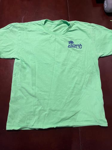 Aloha Lacrosse Tournaments Green Staff T-shirt