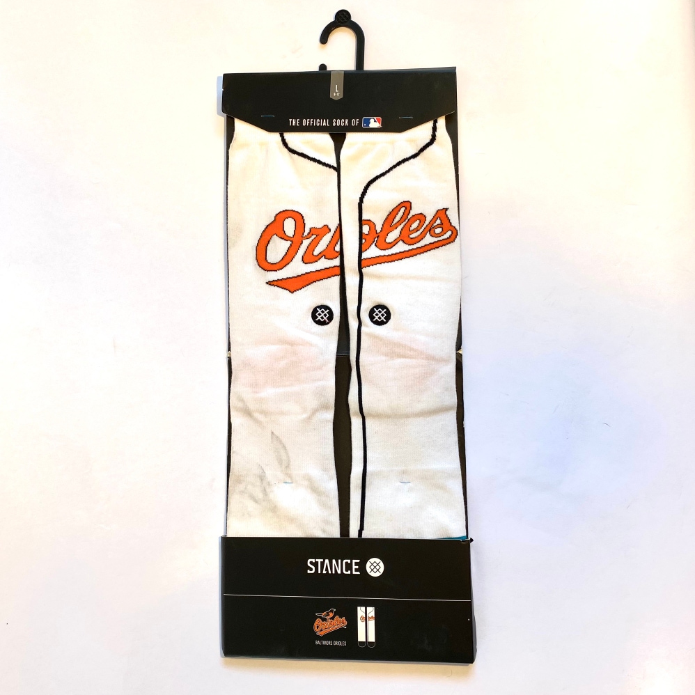 Baltimore Orioles MLB Baseball Socks, Large- New