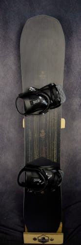 NEW NIDECKER  SCORE SERIES SNOWBOARD SIZE 156 CM WITH LARGE CHANRICH BINDINGS