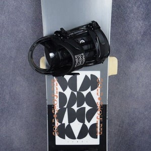 NEW K2 COLD SHOULDER SNOWBOARD SIZE 147 CM WITH MEDIUM MARKER BINDINGS