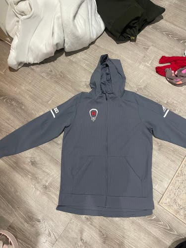 Rutgers Adidas Mens Lacrosse Tracksuit Jacket - XL