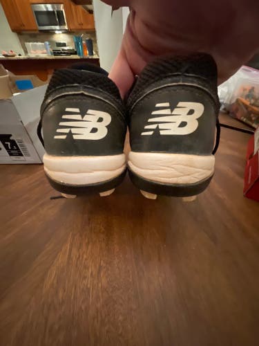 Black Youth Molded Cleats New Balance