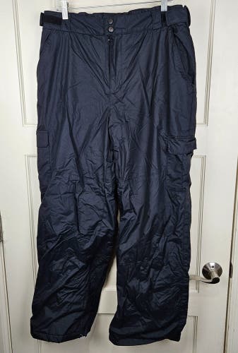 Columbia Black Snow Ski Pants Winter Insulated Adult Size: L