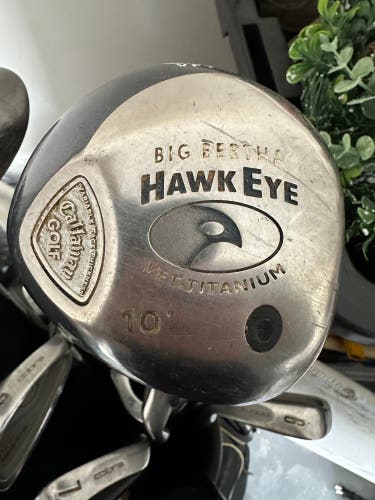 Men's Right Handed Stiff Flex 10 Loft Big Bertha Hawk Eye Driver