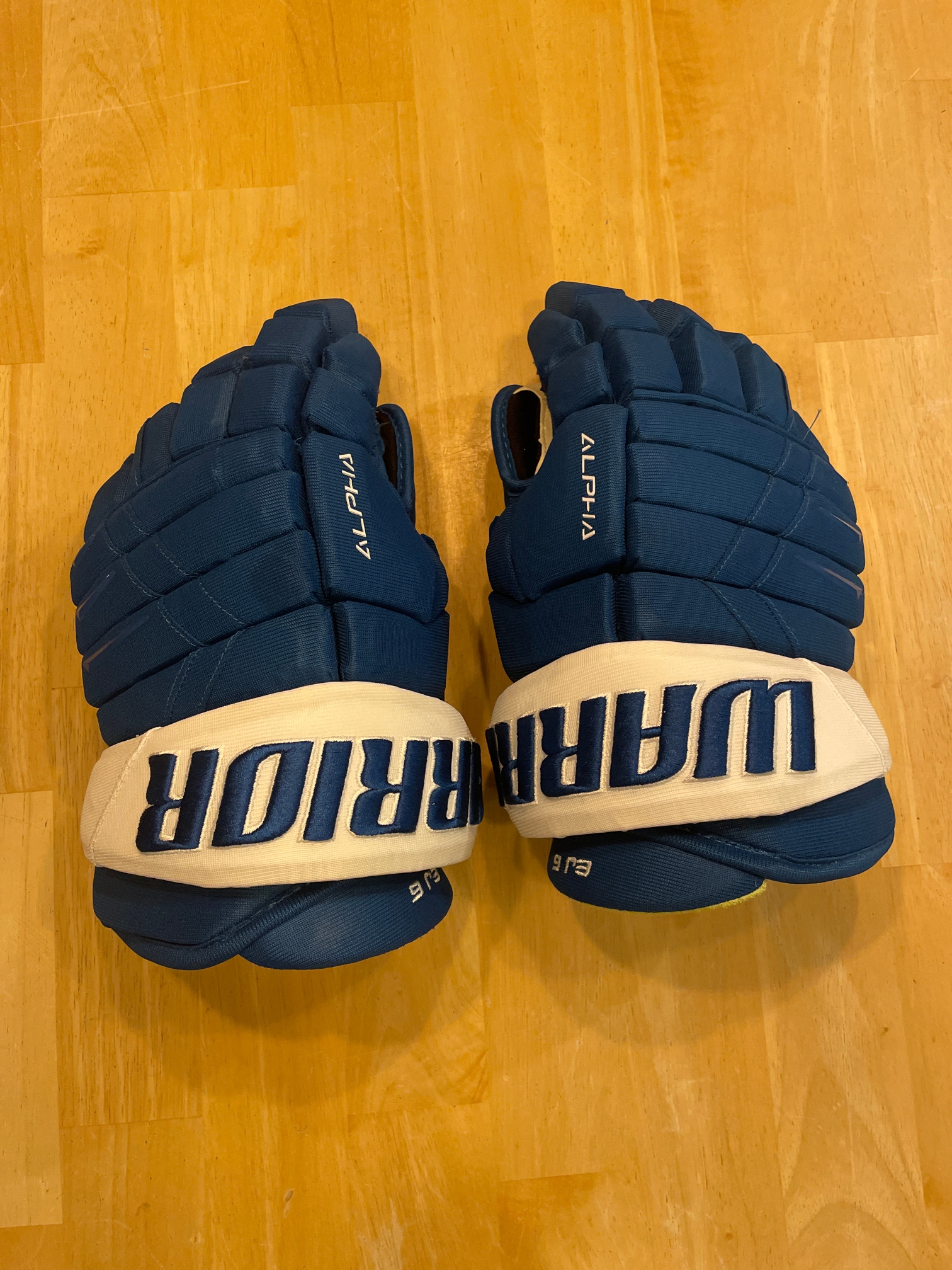 Used Warrior Alpha DX Pro Gloves 14" Pro Stock