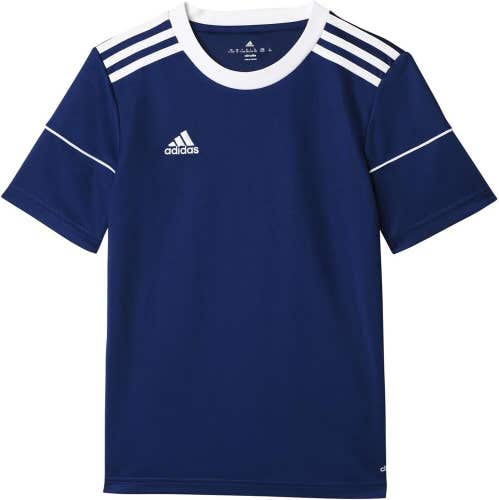 Adidas Youth Unisex Squadra 17 Size M Royal Blue White Soccer Jersey NWT $25