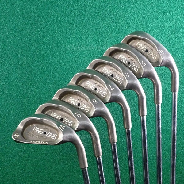 Ping Zing Stainless Black Dot 4-PW Iron Set Karsten JZ Steel Stiff