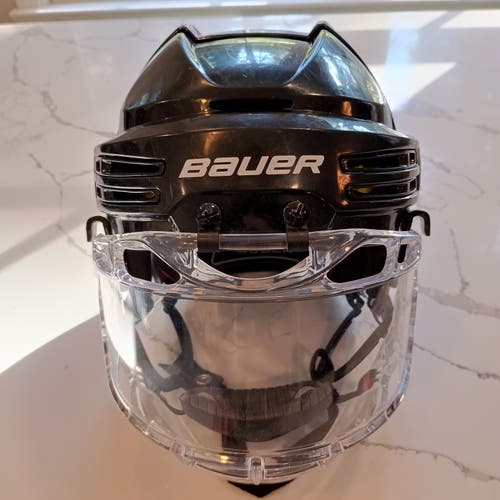 Bauer Re-Akt 75 Helmet with Shield - Medium - Black