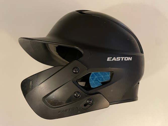Used Easton Z5 2.0 Batting Helmet JR (6 1/2" - 7 1/8")  BLACK MATTE + Jaw Guard for RHB
