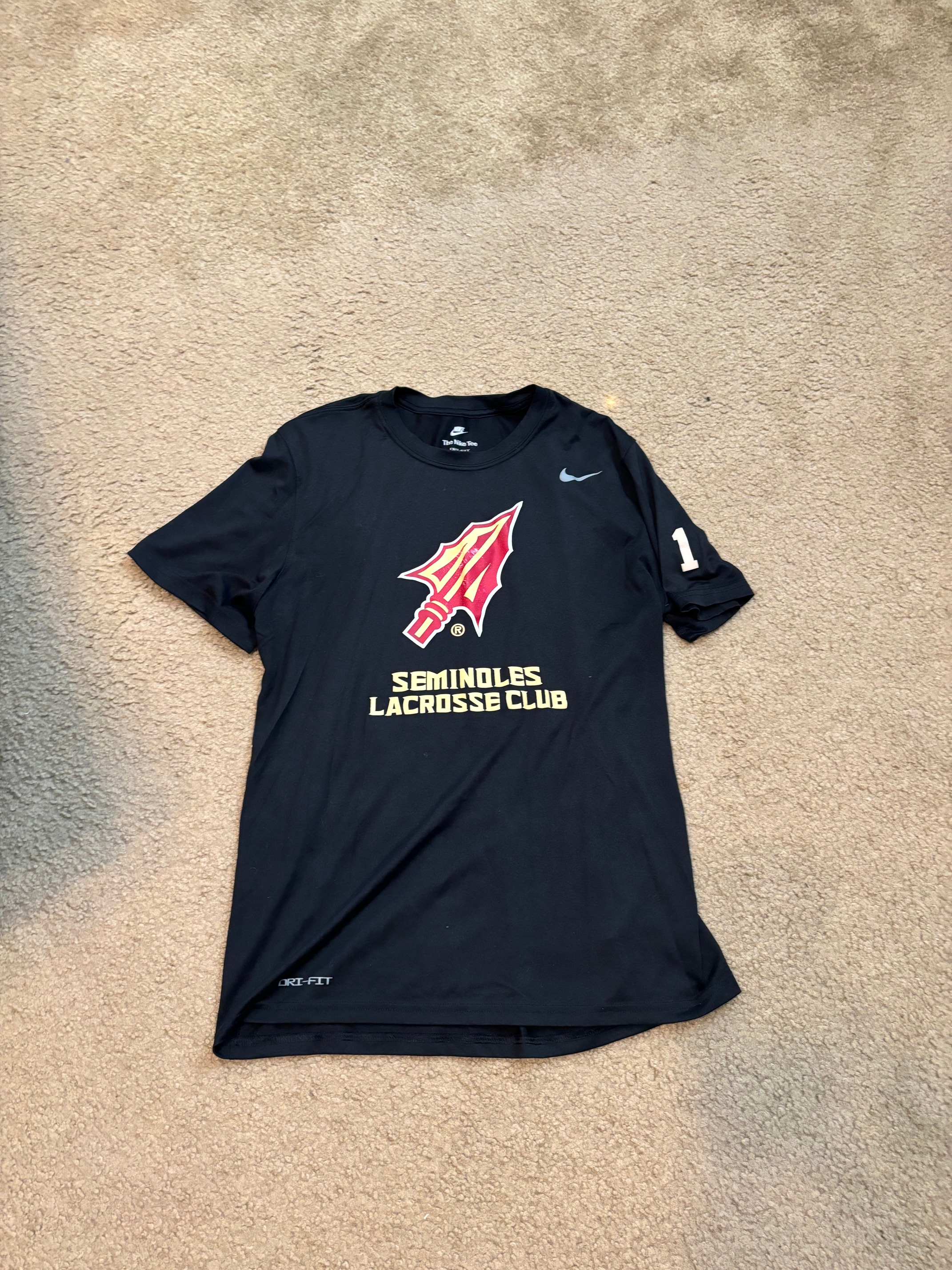 FSU Lacrosse shooter shirt #1 team issued