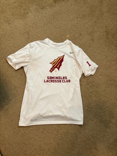FSU Lacrosse shooter shirt #1 team issued