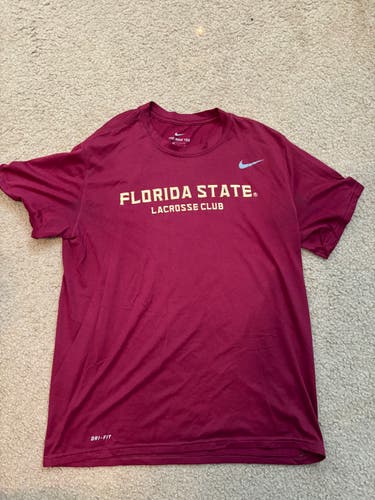 FSU Lacrosse shooter shirt team issued