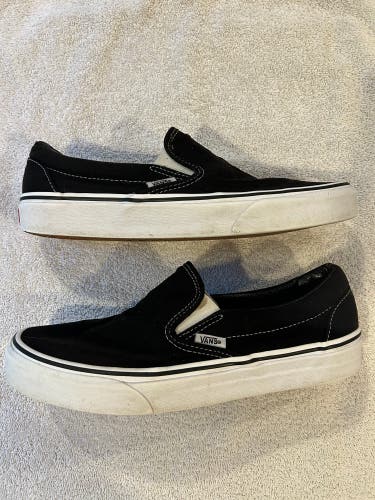 Vans Black Slip On Low Top Sneakers