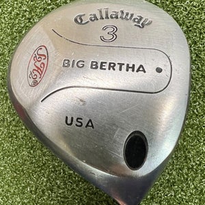 Callaway Big Bertha 3 Wood / Memphis 10 Steel / 42.5" / NEW GRIP / sa6919