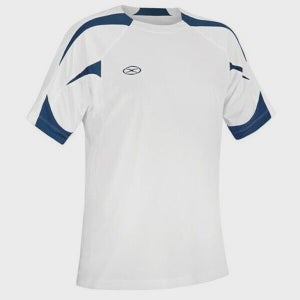 Xara Womens Anfield 1028 White Navy Blue Soccer Jersey Shirt New $54
