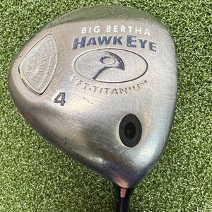 Callaway Big Bertha Hawkeye Titanium / 4 Wood Fujikura Senior Graphite / sa6926