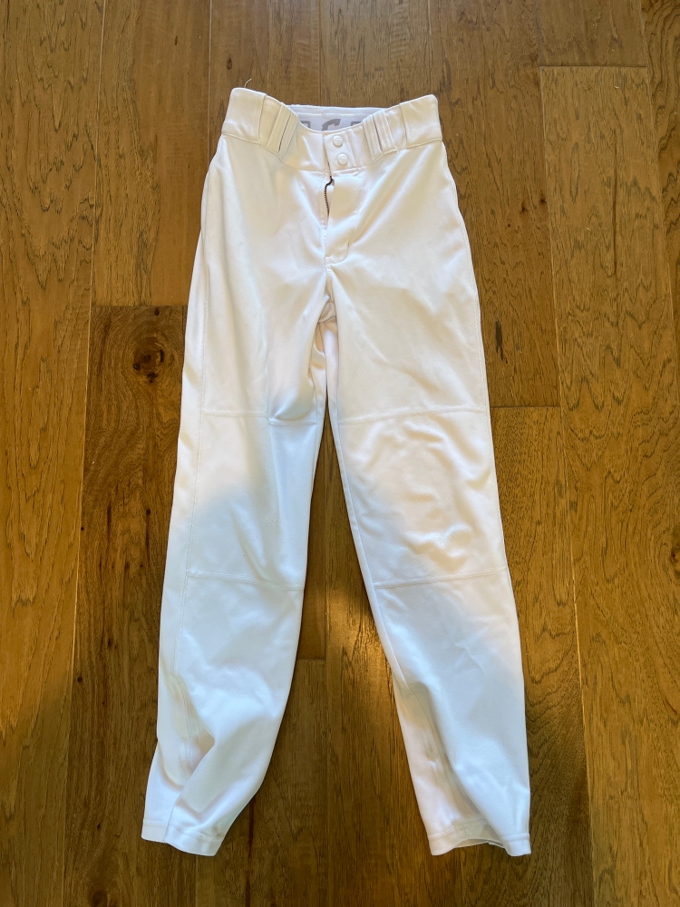 White Used Youth Large Champro Game Pants