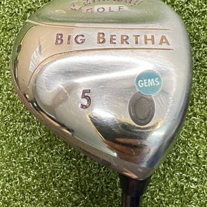 Callaway Big Bertha 5 Wood / Ladies GEMS Graphite / 42" / EXCELLENT / sa6929