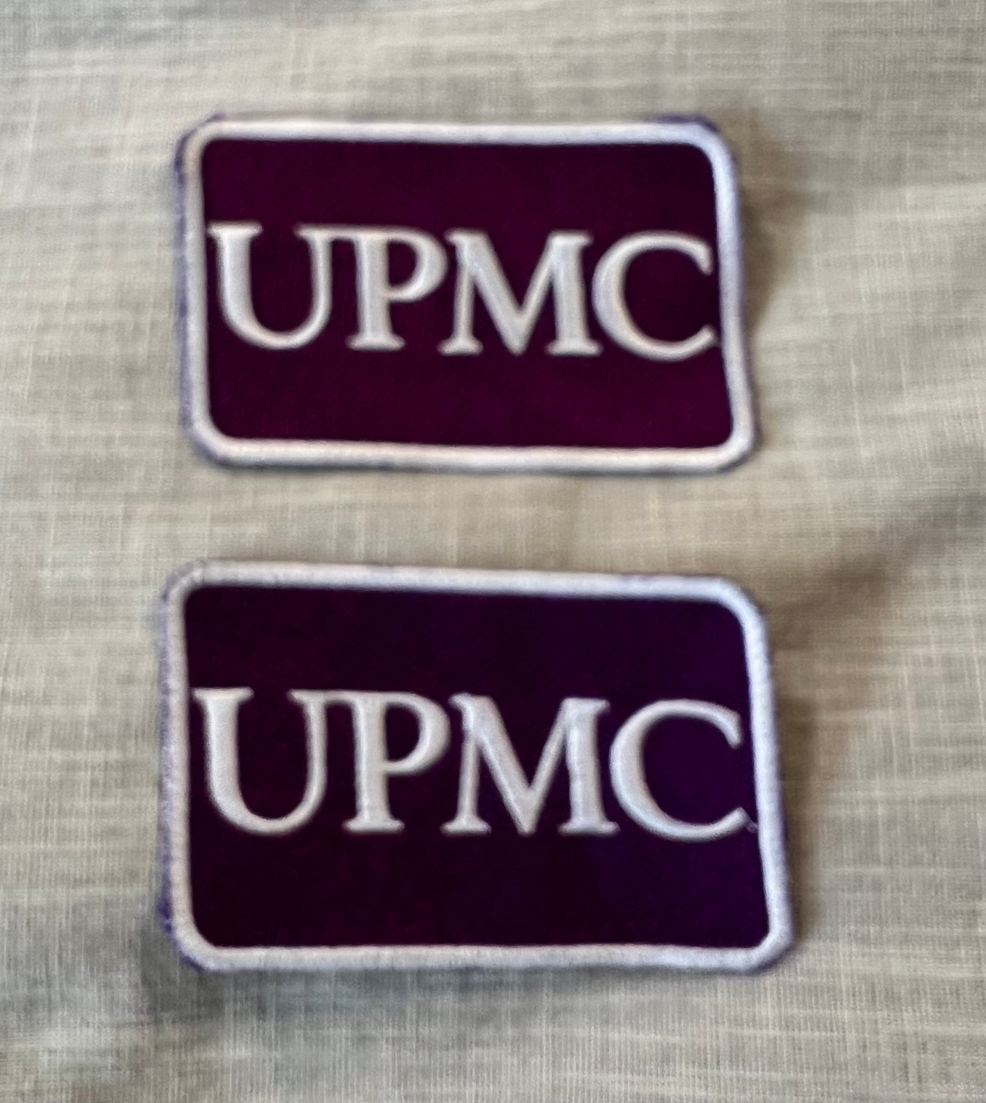 2 UPMC (University of Pittsburgh Medical Center) Pittsburgh Penguin Patches