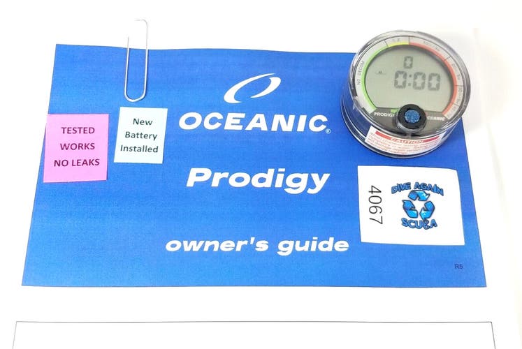 Oceanic Prodigy Scuba Dive Computer Puck Module with Manual                #4067