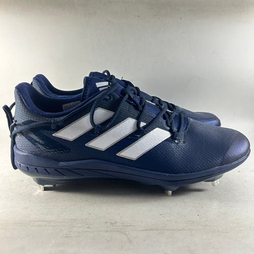 Adidas Adizero Afterburner Mens Metal Baseball Cleats Blue Size 12.5 H00978 NEW